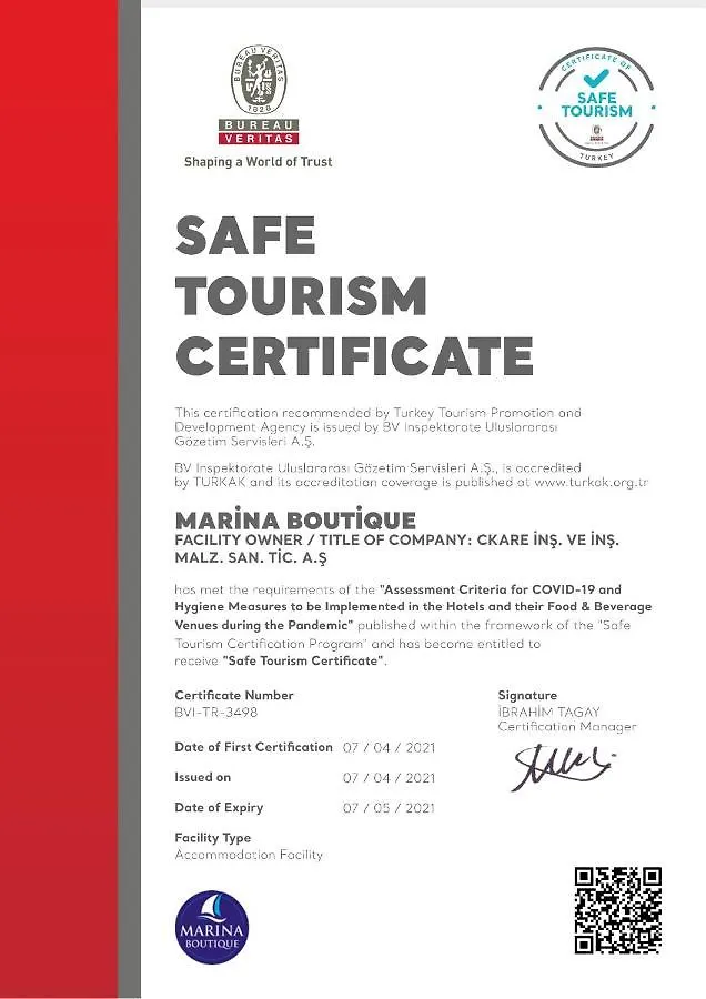 Marina Boutique Hotel Fethiye